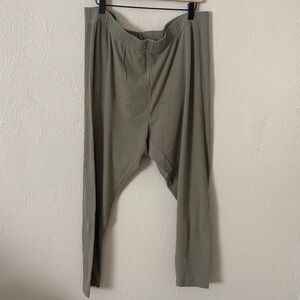 Old Navy Women’s Plus Size Ribbed Leggings Olive Green 3X